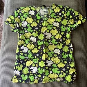 Frog scrub top